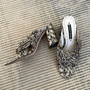 Alice and Olivia Snake Skin Heel